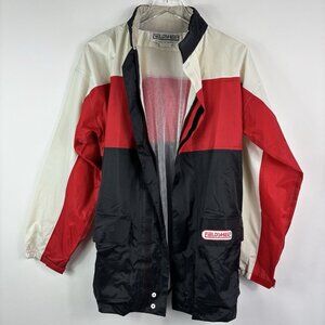 Fieldsheer Motorcycle Jacket Men’s XS Rain Waterproof Red Black Moto Nylon Zip